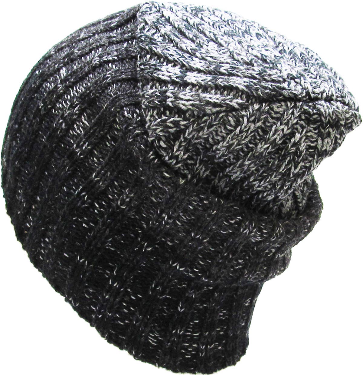 TRI-TONE SLOUCHY BEANIE | KBETHOS: LGY