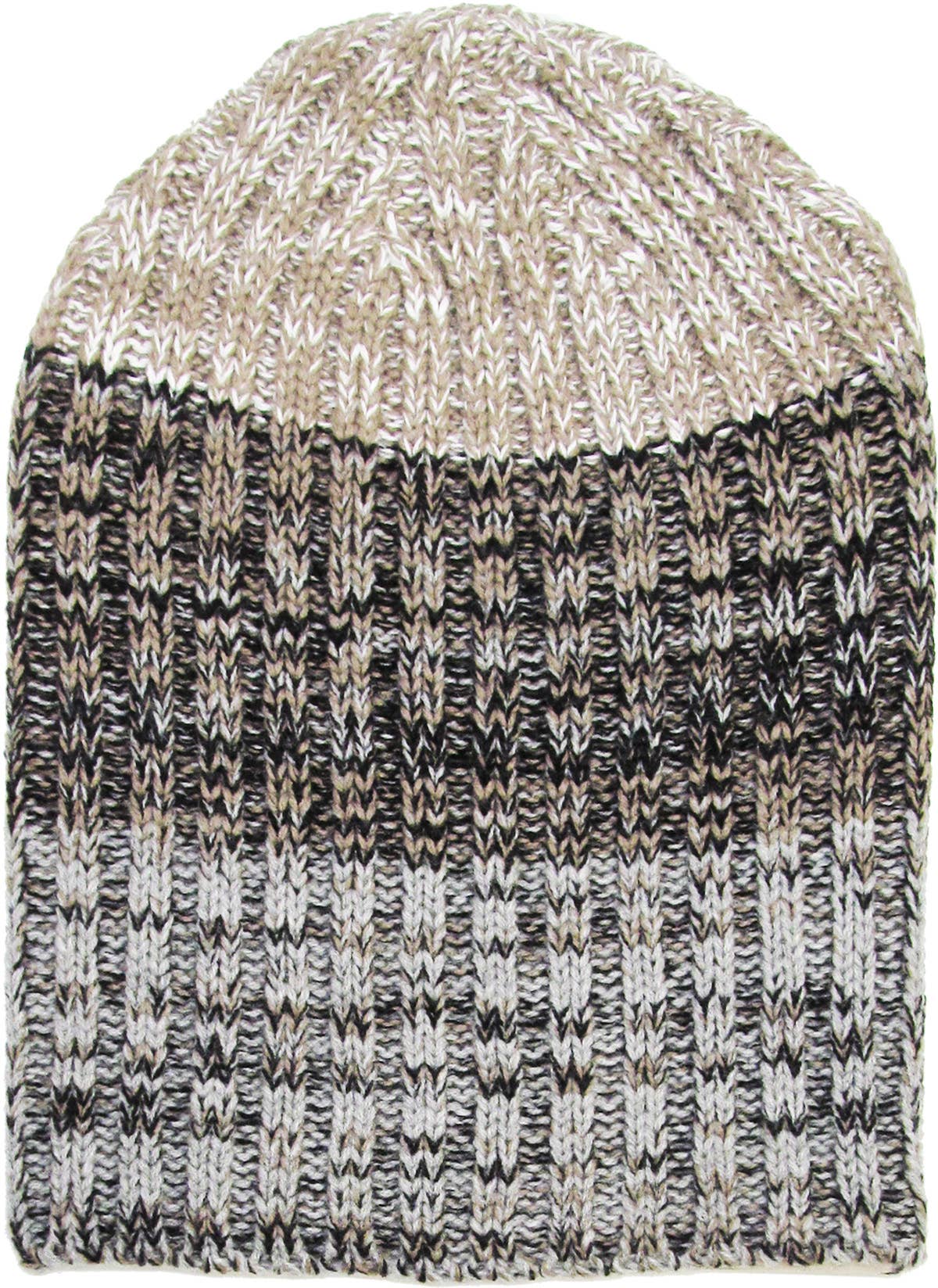 TRI-TONE SLOUCHY BEANIE | KBETHOS: ORG