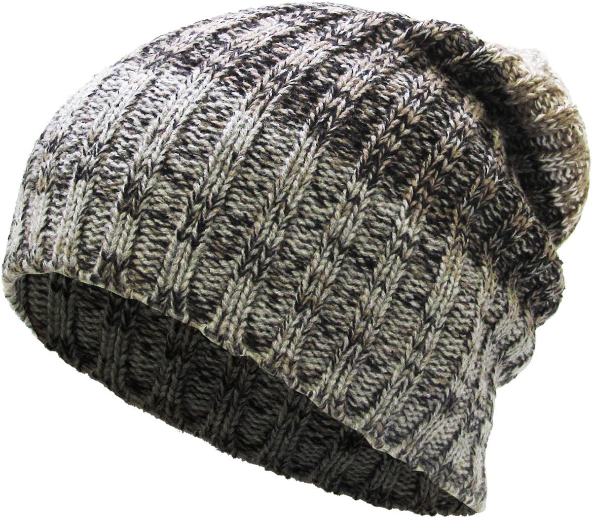 TRI-TONE SLOUCHY BEANIE | KBETHOS: ORG