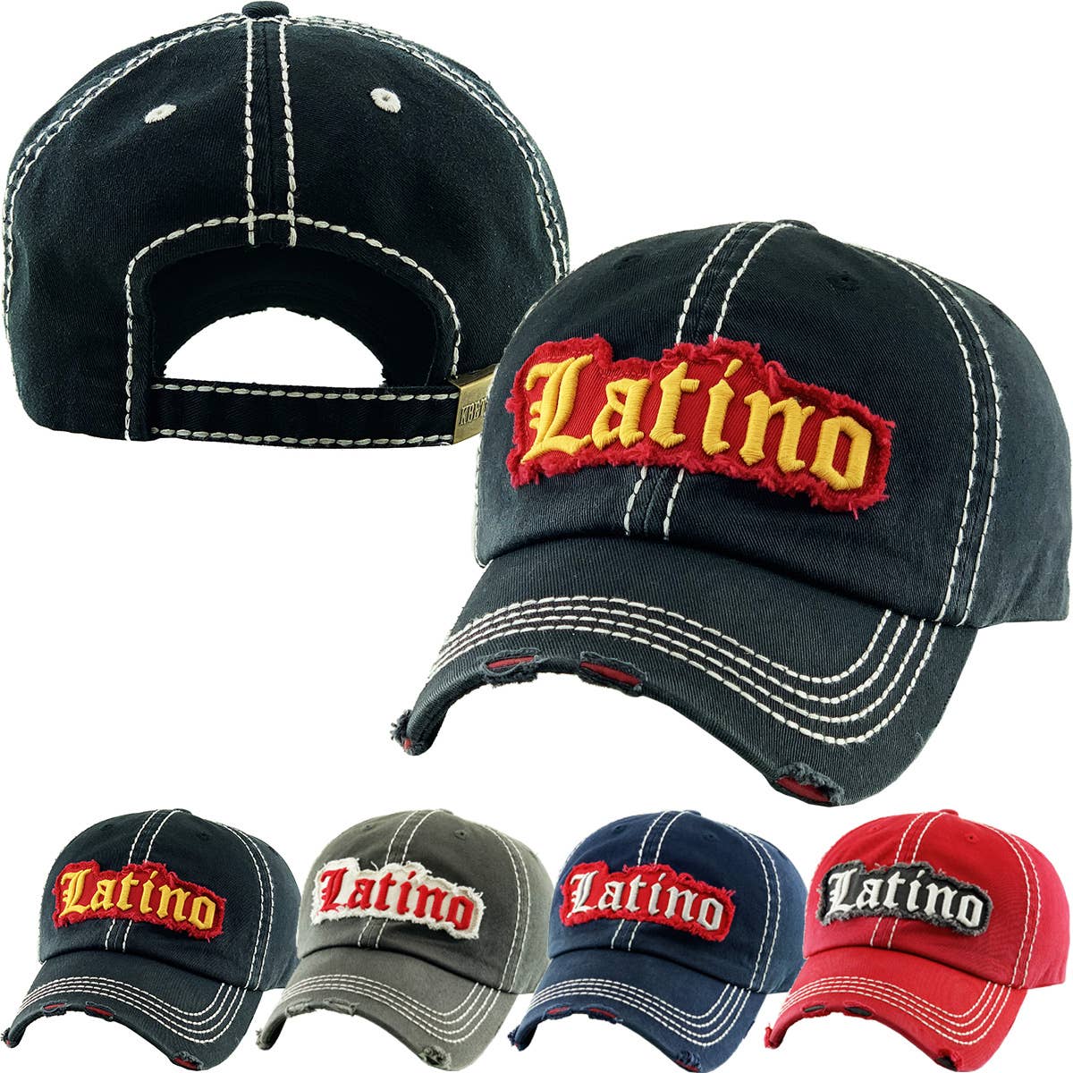 Latino Vintage Ballcap: DGY