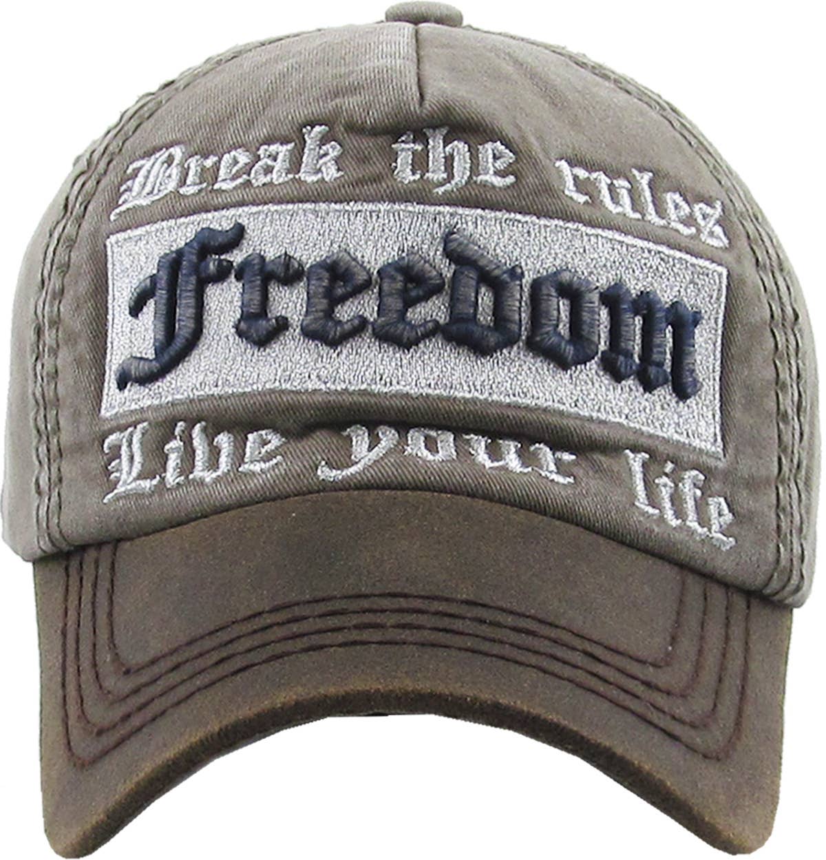 Freedom Vintage Ballcap: BLK