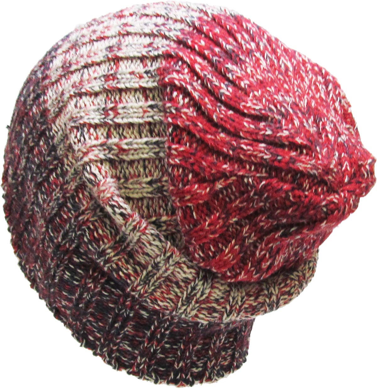 TRI-TONE SLOUCHY BEANIE | KBETHOS: ORG
