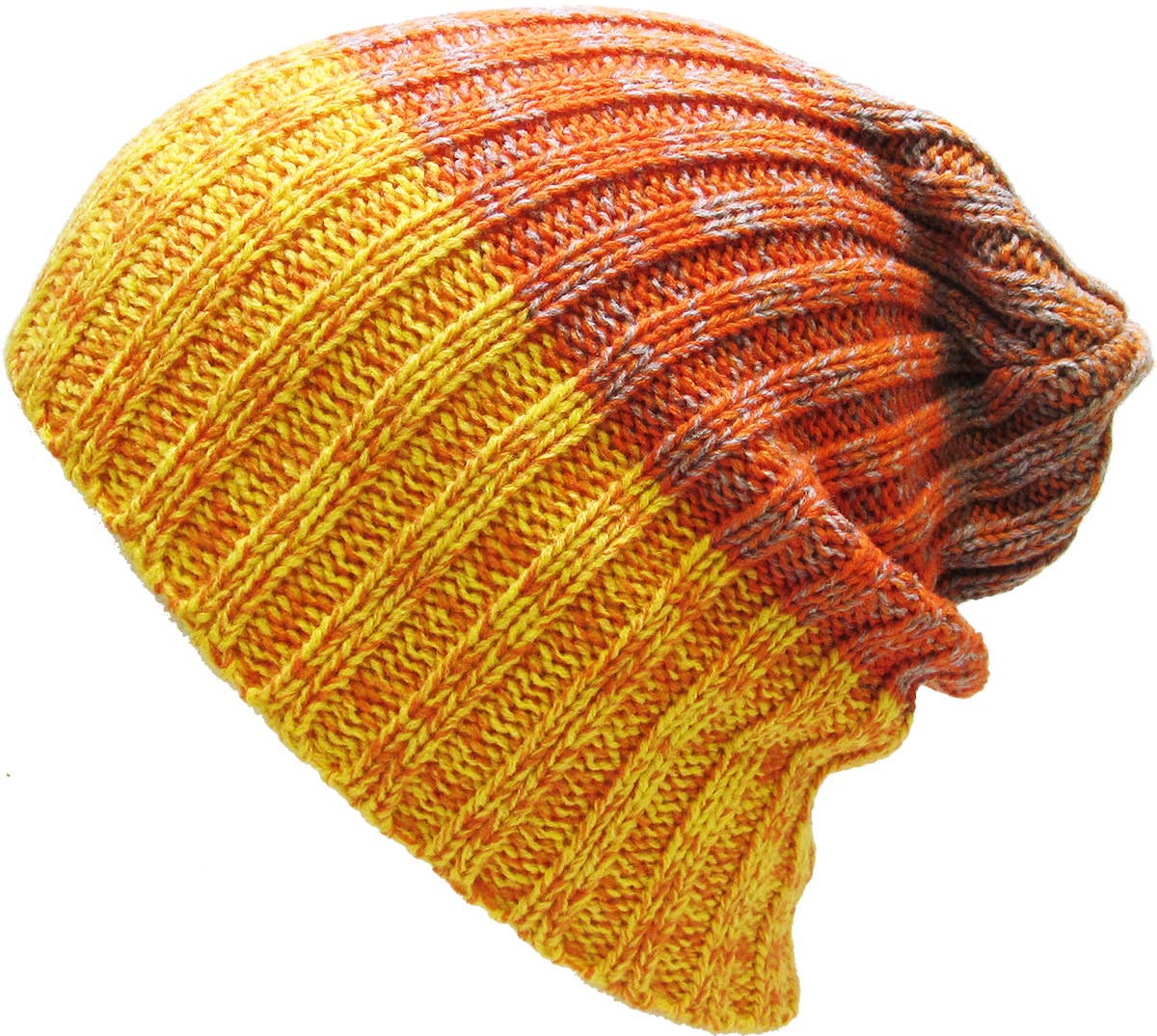 TRI-TONE SLOUCHY BEANIE | KBETHOS: ORG
