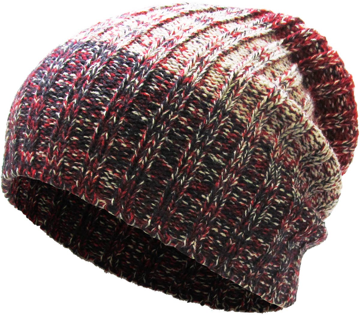 TRI-TONE SLOUCHY BEANIE | KBETHOS: ORG