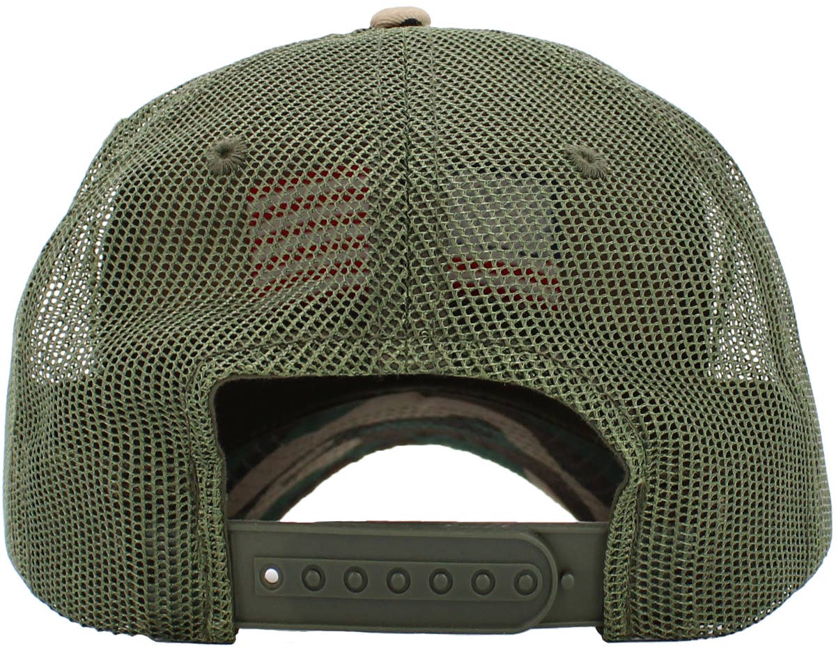 FLAG VINTAGE BALLCAP: BLK-FLAG