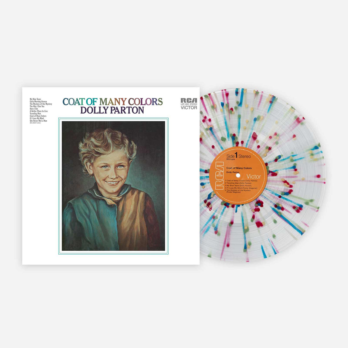 Vinyl Me Please - Dolly Parton — Coat of Many Colors | 1971 Country Vinyl LP | Gift for Country Music Lovers: Default Title