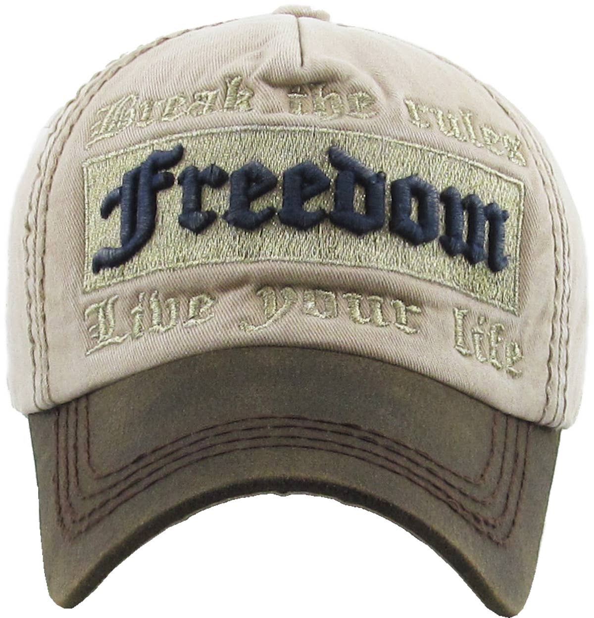 Freedom Vintage Ballcap: BLK