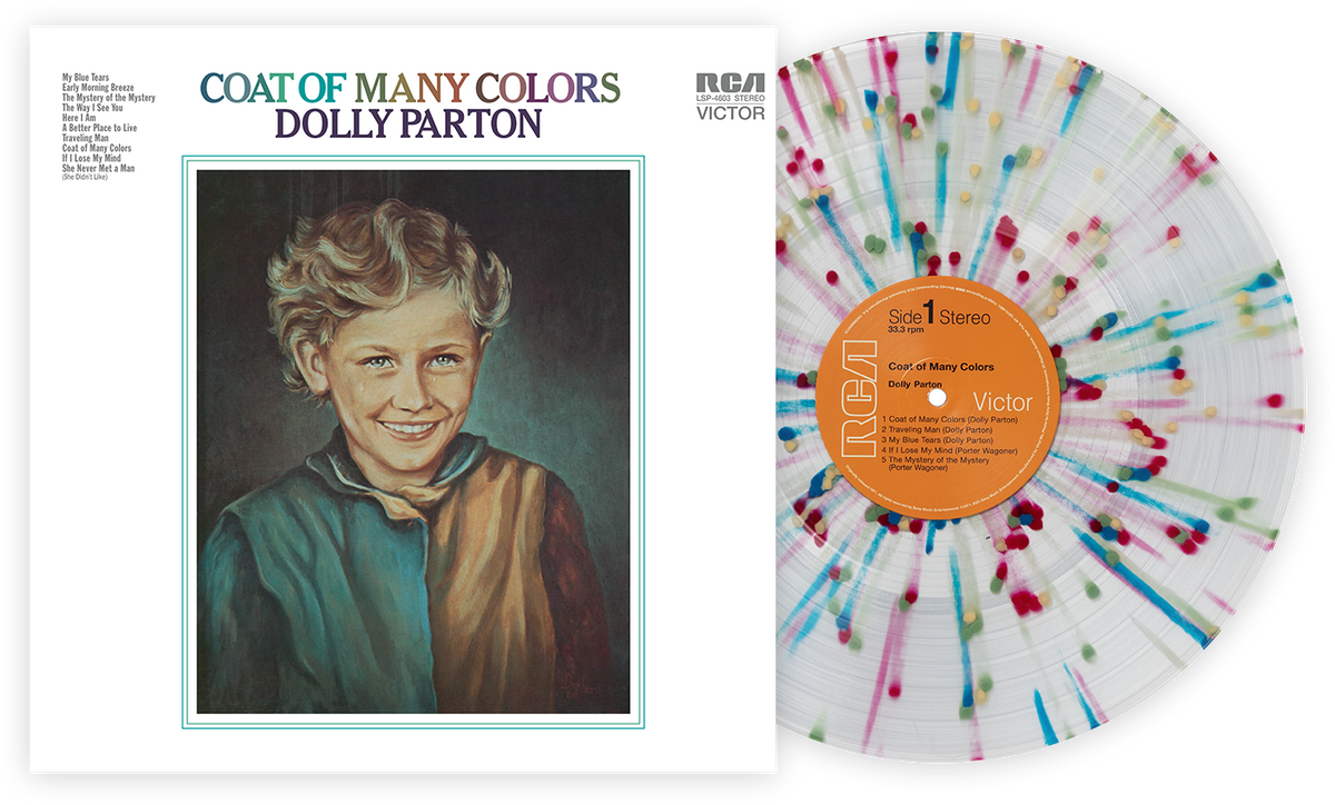 Vinyl Me Please - Dolly Parton — Coat of Many Colors | 1971 Country Vinyl LP | Gift for Country Music Lovers: Default Title