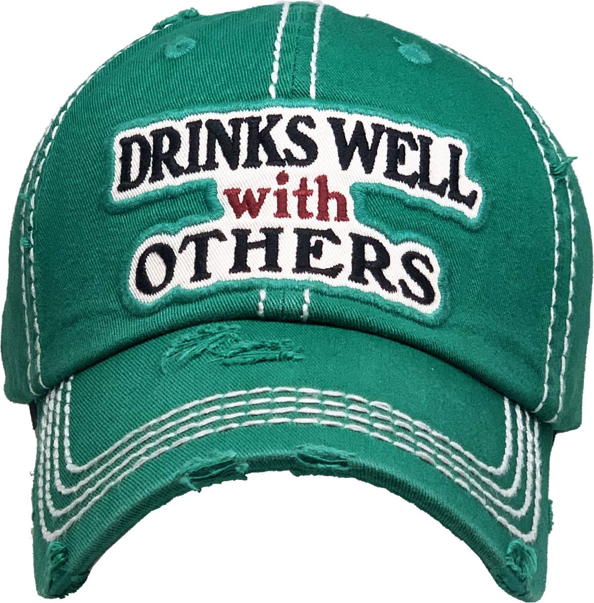 Drinks Well With Others Vintage Ballcap: STN