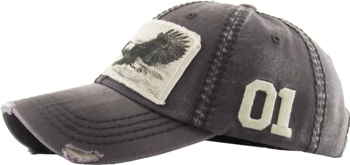 EAGLE VINTAGE BALLCAP: BUR
