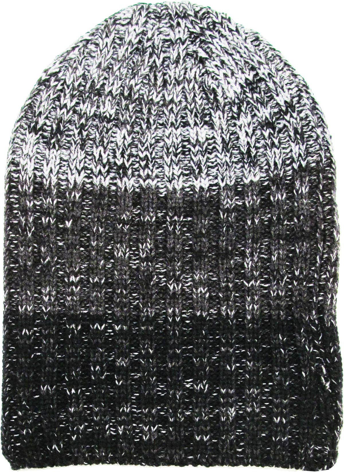 TRI-TONE SLOUCHY BEANIE | KBETHOS: LGY