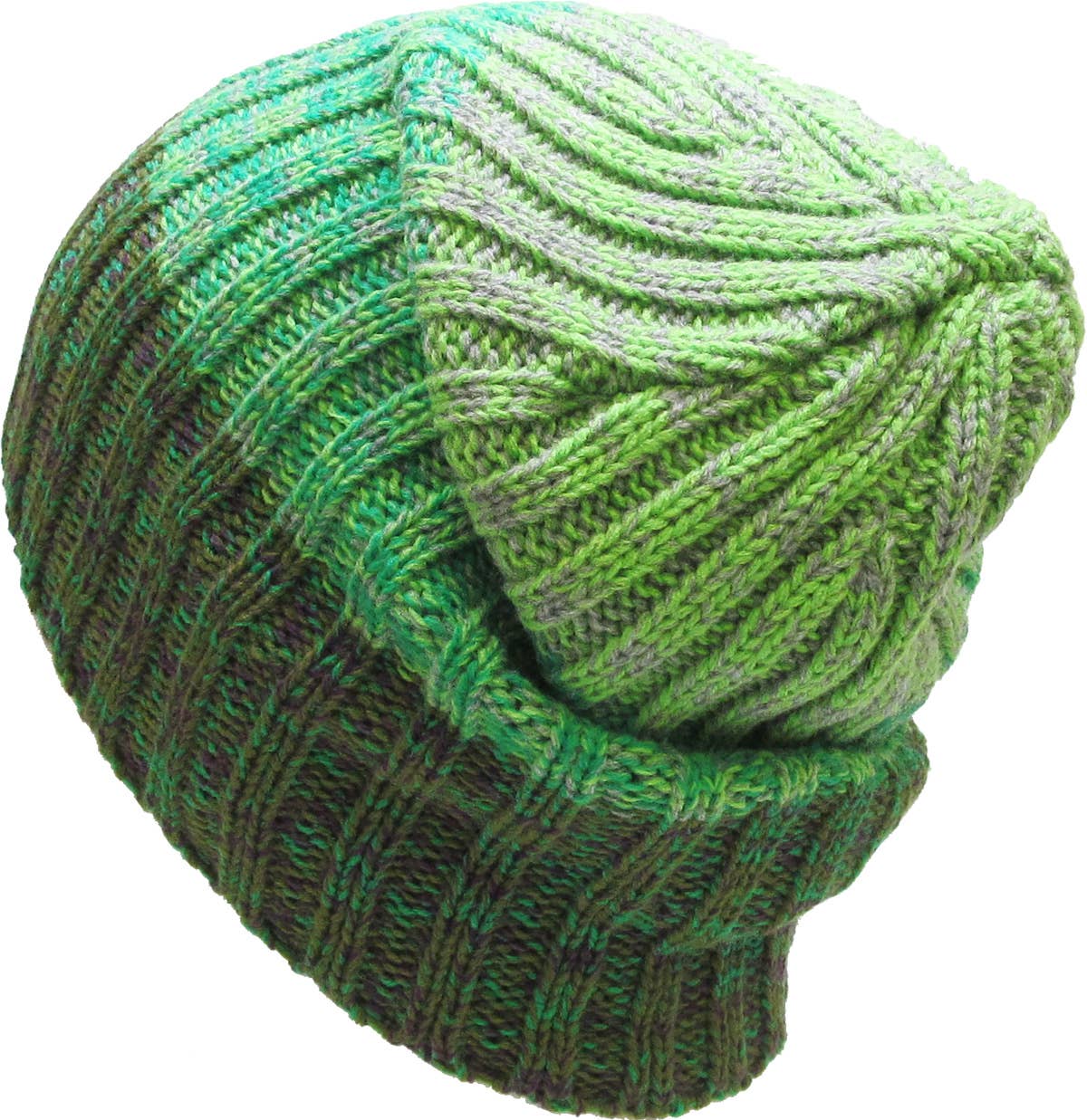 TRI-TONE SLOUCHY BEANIE | KBETHOS: ORG