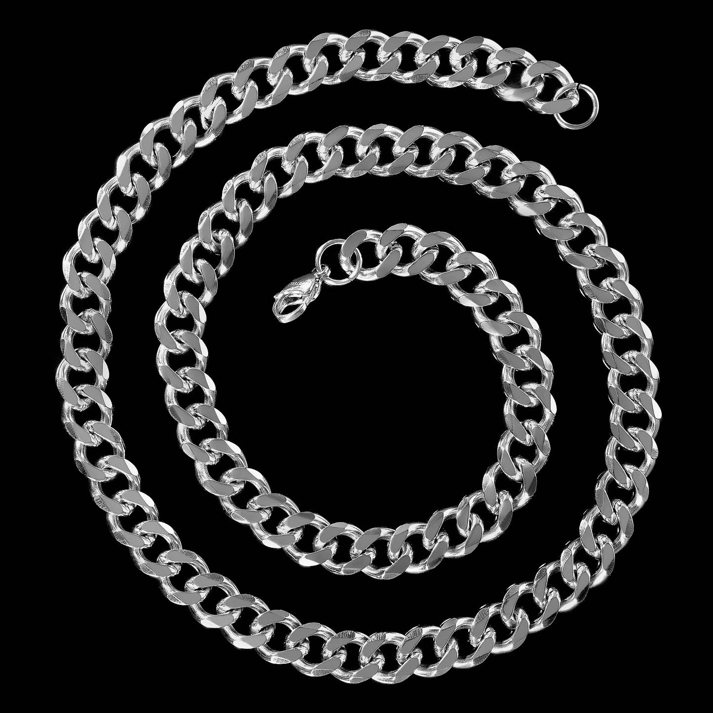 Polished Curb Chain Necklace (9mm)