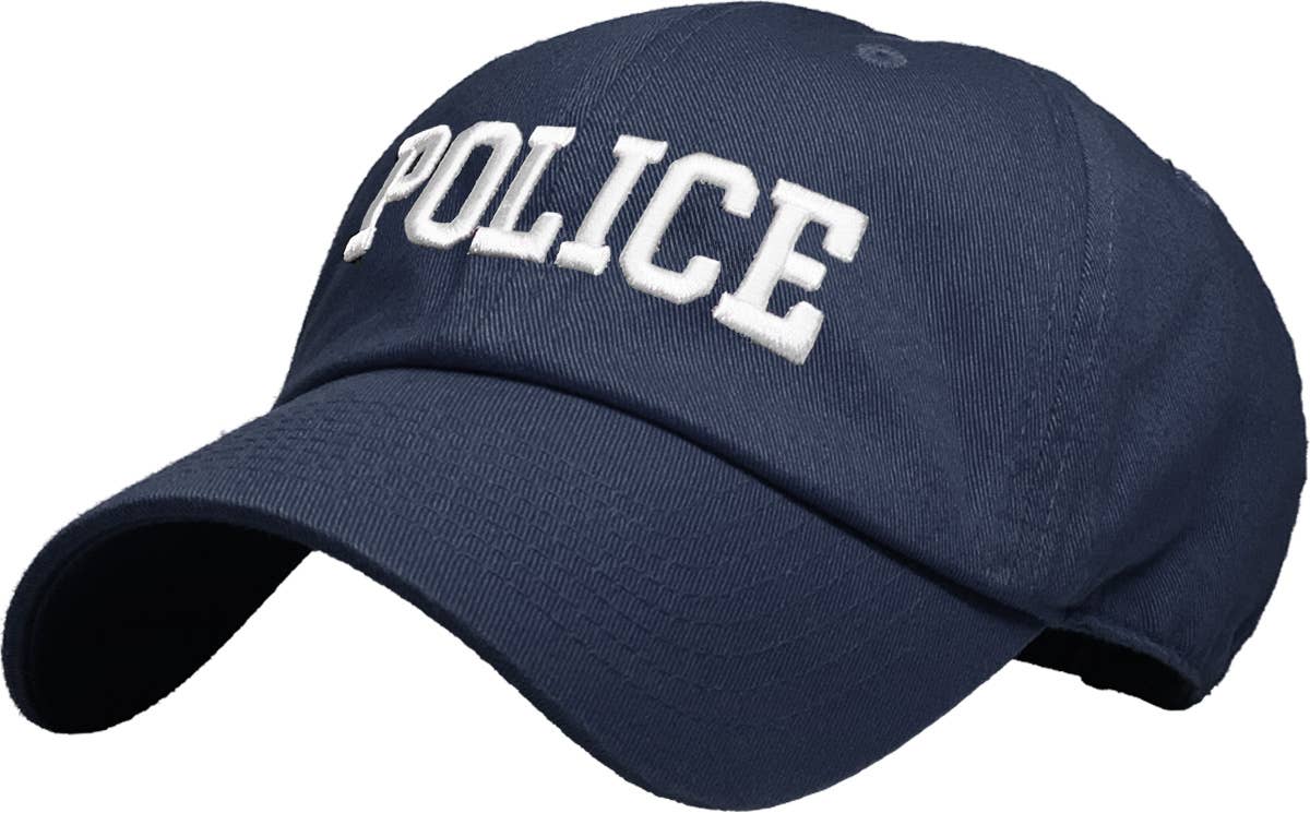 POLICE Vintage Dad Hat: NAV-VINTAGE