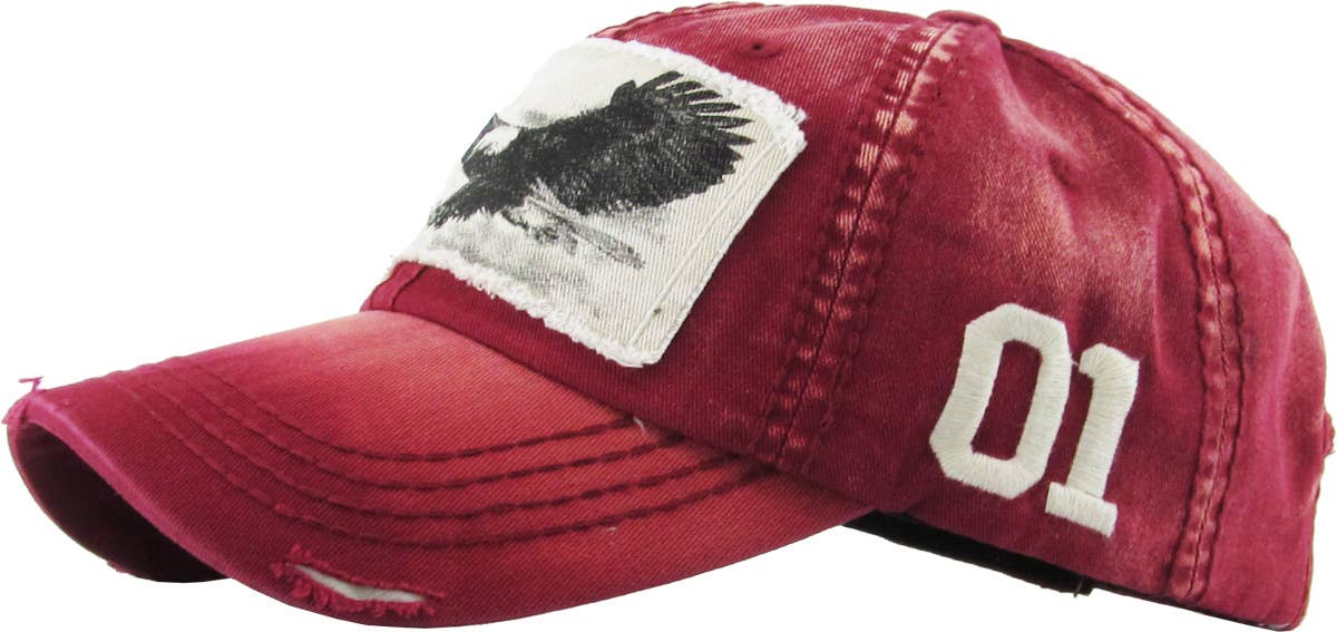 EAGLE VINTAGE BALLCAP: BUR