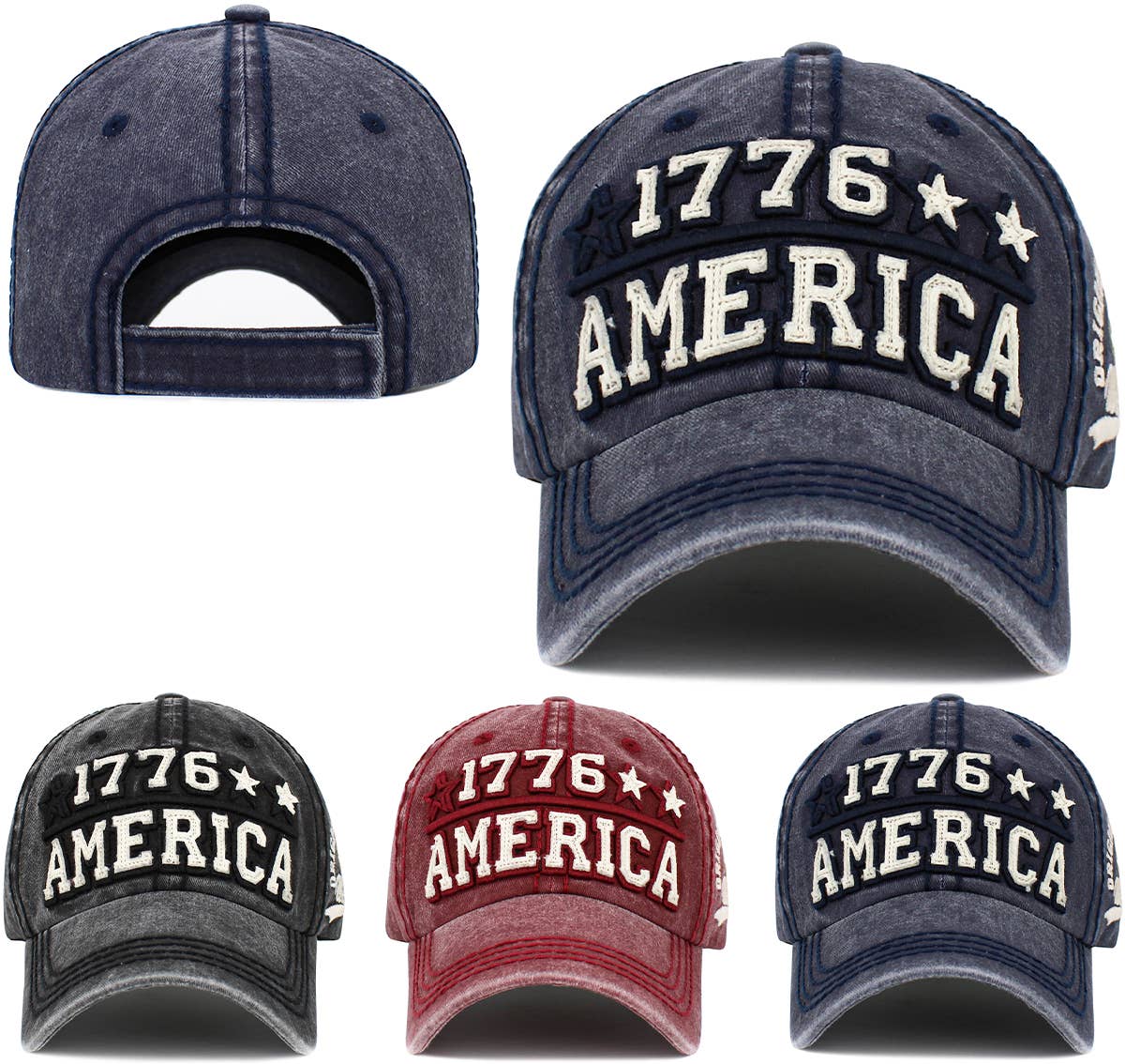 1776 America Vintage Ballcap: MAR