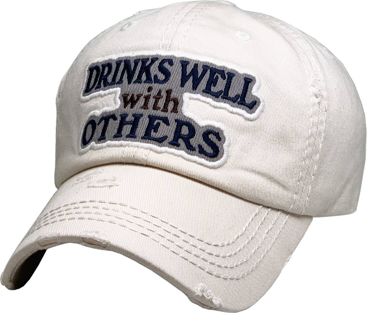 Drinks Well With Others Vintage Ballcap: STN