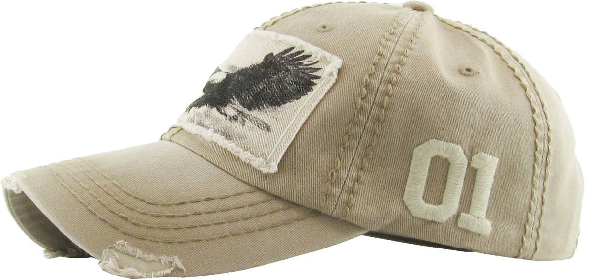 EAGLE VINTAGE BALLCAP: BUR