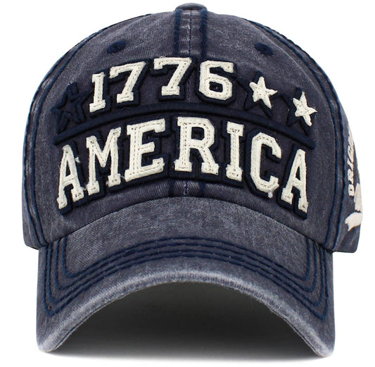 1776 America Vintage Ballcap: NAV