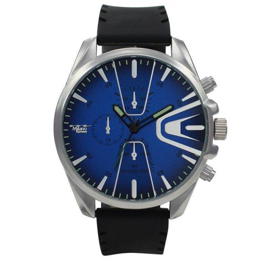 Men's Two Tone Analog Watch -  Blue