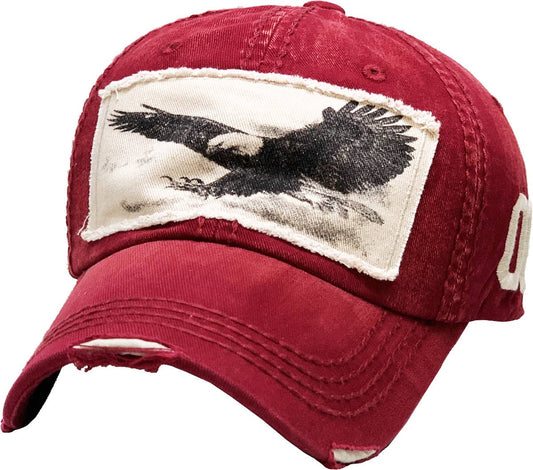 EAGLE VINTAGE BALLCAP: BUR